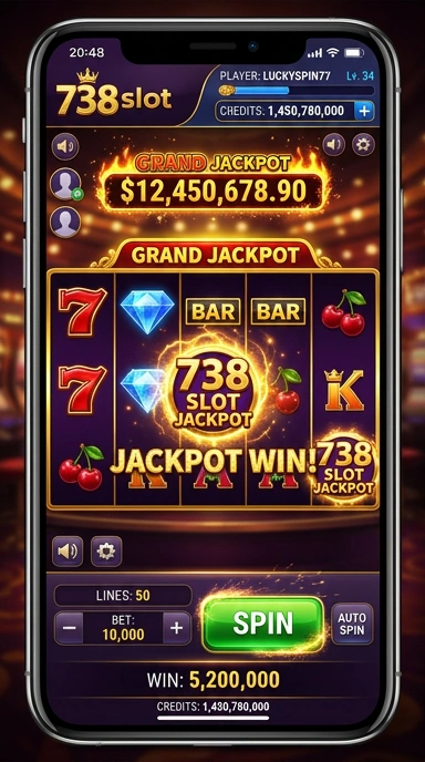 Fitur unggulan dari aplikasi 738slot terlihat jelas di sini.